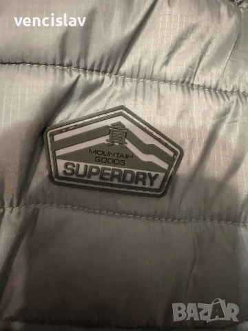SUPERDRY сиво зимно яке, снимка 7 - Якета - 53146821