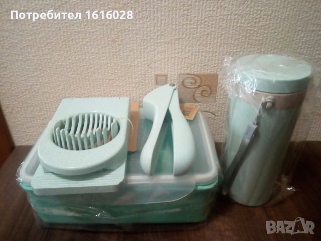 Нови Бамбукови съдове и прибори за хранене за дома,къмпинг и пикник., снимка 3 - Кутии за храна - 37205716