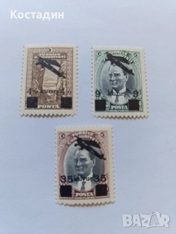 Пощенски марки Турция 1942