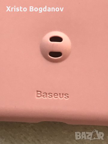 Калъф за телефон Baseus Bear за iPhone XS Max,розов, снимка 4 - Калъфи, кейсове - 31686113