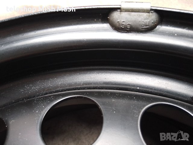 Метална джанта като нова 15 цола и лятна гума Мишлен Дот 2013 г 5.5 - 6 ММ грайфер, снимка 7 - Гуми и джанти - 42836564