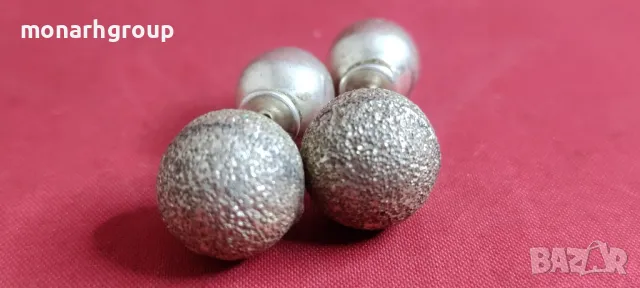 Сребърни обеци , снимка 4 - Обеци - 48045487