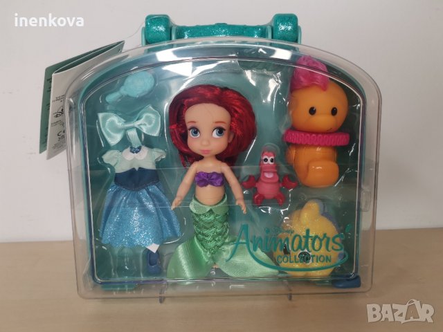 Малката русалка (Ариел) Дисни mini Animators 13см., снимка 6 - Кукли - 42871043