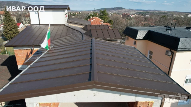 Покривна Ламарина - профил Клик Панел и Двоен фалц, снимка 12 - Строителни материали - 46289269