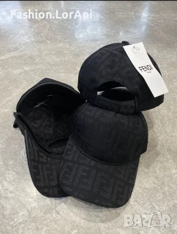 шапки fendi - кафява и черна 