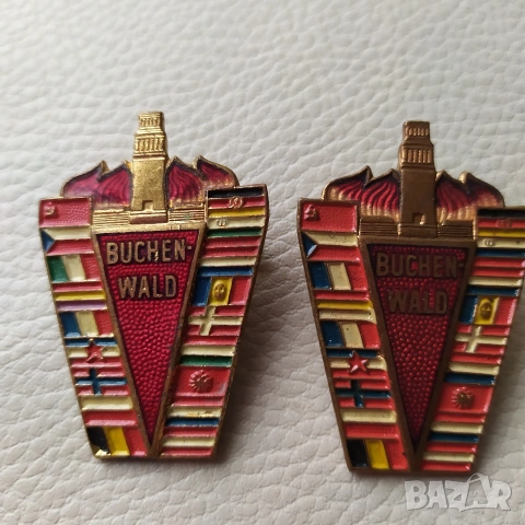 Бронзови значки - мемориал Бухенвалд, снимка 3 - Колекции - 50754393