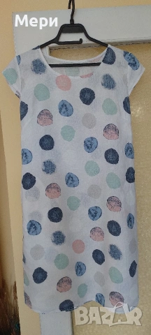 Лятна ленена рокля, снимка 8 - Рокли - 53875842