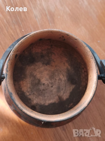 Стар меден съд, снимка 4 - Антикварни и старинни предмети - 54337911