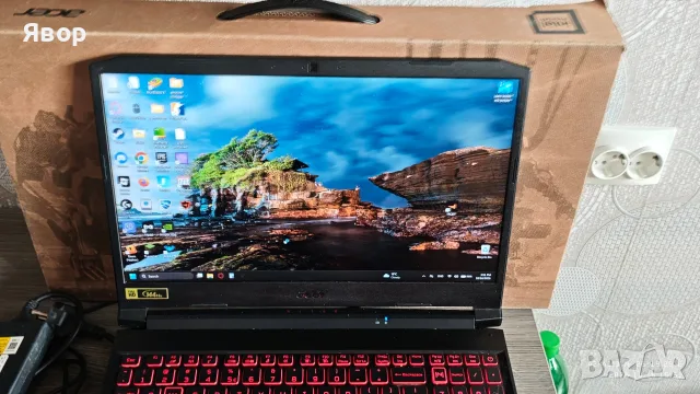 Acer Nitro 5/NIDIA@ GeForce RTX™ 3050Ti  / Intel@ Core " i5-11400H, снимка 9 - Лаптопи за игри - 56539035
