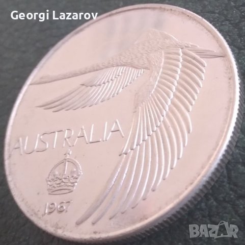 1 долар Австралия 1967, 80 лв, снимка 4 - Нумизматика и бонистика - 42155926