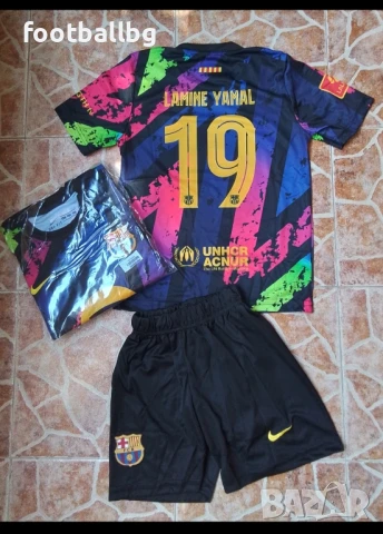 LAMINE YAMAL 19 ❤️⚽️ детско юношески футболни екипи НОВО сезон 2025-26 година , снимка 2 - Фен артикули - 35260488