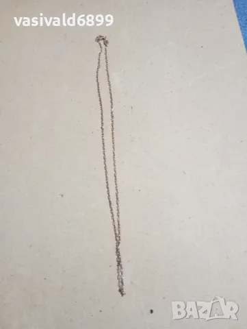 Сребърно синджирче , снимка 2 - Колиета, медальони, синджири - 48231050