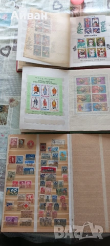 Три албума със пощенски марки и блокове , снимка 3 - Филателия - 54008639