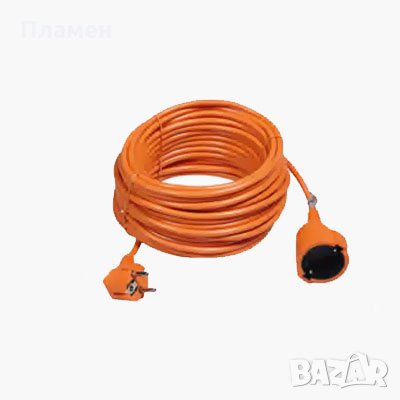 Удължителен кабел, разклонител, за тримери, косачки за трева, верижни триони и други 20 м. Оранжев !, снимка 4 - Други инструменти - 35577609