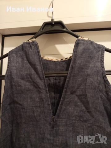 Оригинална детска рокля Burberry - размер 92, снимка 4 - Бебешки рокли - 51642908