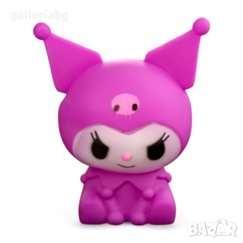 Гумена играчка Kuromi / My Melody – свиркаща, 17 см, снимка 2 - Други - 52683809