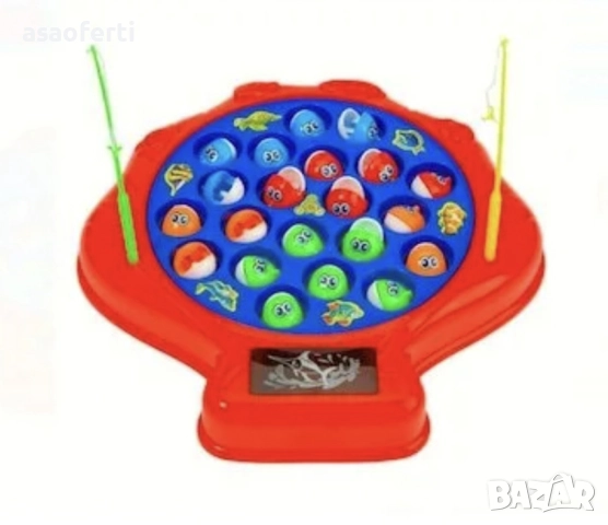 Разбира се! Снимката и линкът показват класическа интерактивна играчка за деца "Риболов" (Fishing Ga, снимка 2 - Образователни игри - 52557879
