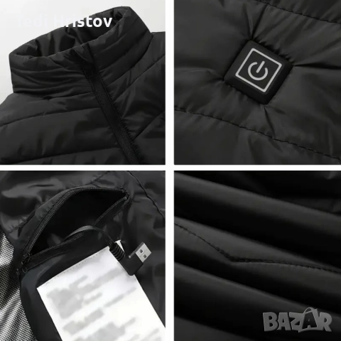 Електрически отопляем елек за зимния период с USB захранване - Unisex, снимка 2 - Други - 52851407