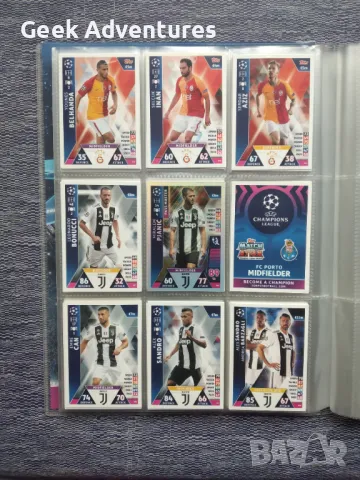 Футболни Карти Champions League Сезон 2018/2019 Match Attax Topps, снимка 11 - Колекции - 48797547