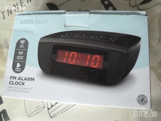 радио с часовник ново