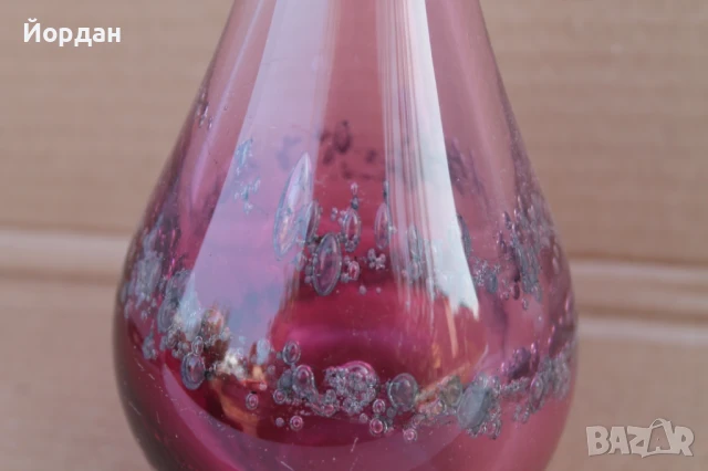 Немска кристална ваза ''Glasgalerio Malente'', снимка 4 - Вази - 51182287