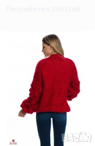 Червена Жилетка, снимка 3 - Жилетки - 42760503