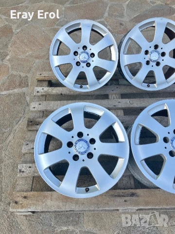 16 джанти 5х112 Mercedes E Class w211 5х112 Мерцедес Оригинал, снимка 2 - Гуми и джанти - 50556522