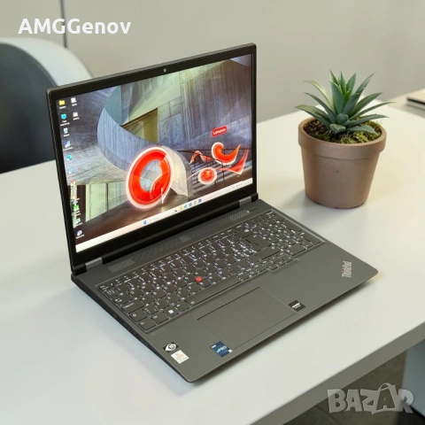 16’ WUXGA IPS/i9-12950HX/RTX A4500 16GB/Thinkpad P16/64GB DDR5/1TB SSD, снимка 3 - Лаптопи за работа - 54211884