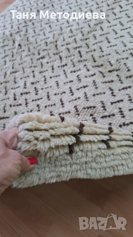 Вълнени ръчно тъкани губери 170 × 155 см и 282×154 см, китеник 1.30/1.93- чисти добре запазени, снимка 2 - Други - 53096971