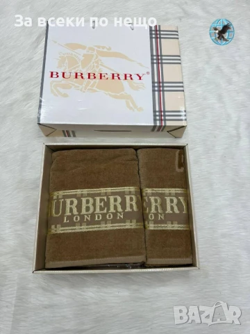 Burberry Луксозни Хавлии - 2бр. в кутия - Налични Различни Цветове Код E692, снимка 12 - Хавлиени кърпи - 51150252