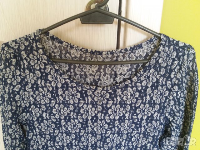 Дамска дантелена блуза, снимка 2 - Блузи с дълъг ръкав и пуловери - 37325315