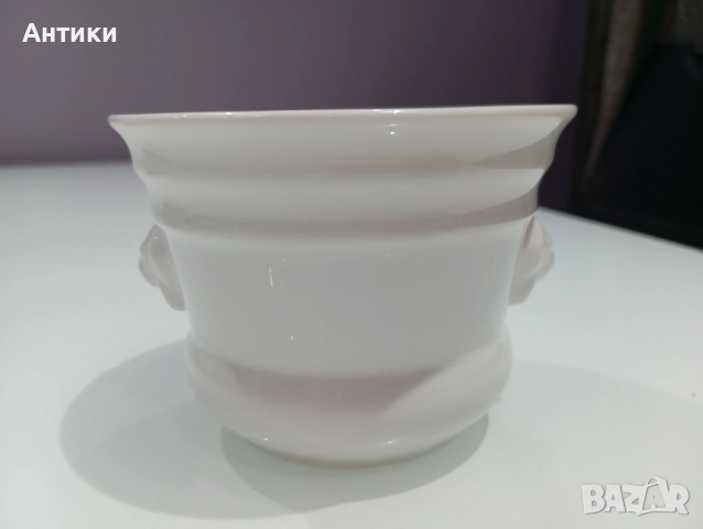Порцеланова стара кашпа маркирана , снимка 9 - Други - 52564374