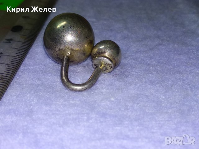 СТАРА СРЕБЪРНА ВИНТИДЖ АРТ ОБЕЦА ПИЪРСИНГ СРЕБРО 925 ПРОБА 38827, снимка 16 - Обеци - 42762977