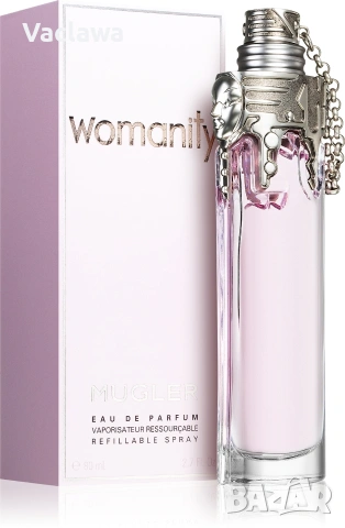 Mugler Womanity парфюмна вода сменяема за жени 80 ml, снимка 7 - Дамски парфюми - 53964037