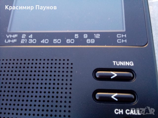 Ретро портативен телевизор ,,Casio " Работещ . Нов ., снимка 16 - Телевизори - 38086649