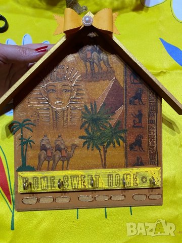 Къщички  за ключове декупаж, снимка 2 - Декорация за дома - 31485605