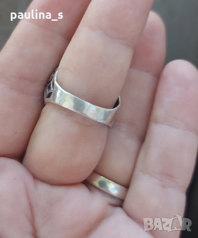 Стар масивен сребърен пръстен, ръчна изработка / проба 925 , снимка 11 - Пръстени - 29849726
