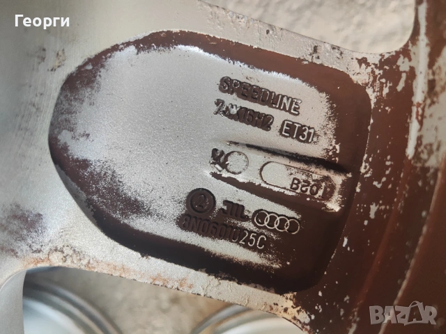 4бр. алуминиева джанта 16цола за Audi, снимка 4 - Гуми и джанти - 54043962