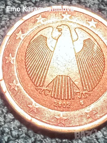 Монета 2 € Германска 2002 г., снимка 3 - Други ценни предмети - 56318058