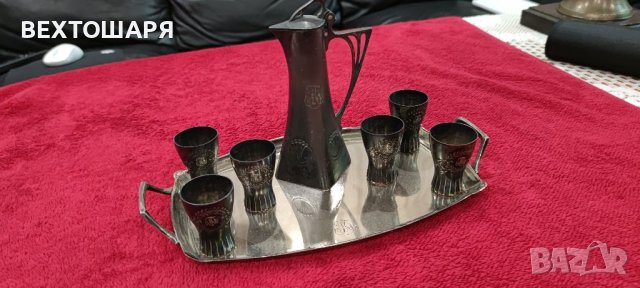 Старинен сребърен сервиз - WMF, снимка 10 - Антикварни и старинни предмети - 38780244