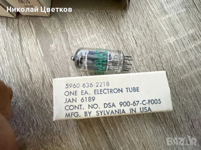 ECC82 Sylvania Jan 6189- NOS