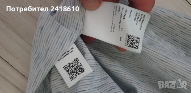 Hugo Boss Remiton Cotton Regular Fit Mens Size XL ОРИГИНАЛ! Мъжка Памучна Риза., снимка 12 - Ризи - 51712318