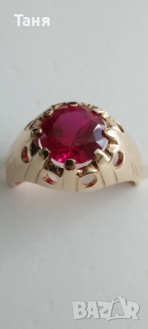 Златен пръстен, снимка 5 - Пръстени - 54089900