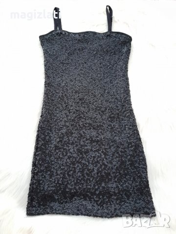 Дамска рокля с паети размер С-М, снимка 3 - Рокли - 29668191