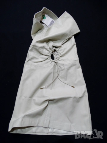  Нова с Етикет STUDIO ID Дамска Кожена Рокля от Естествена Кожа Размер S, снимка 5 - Рокли - 54149184