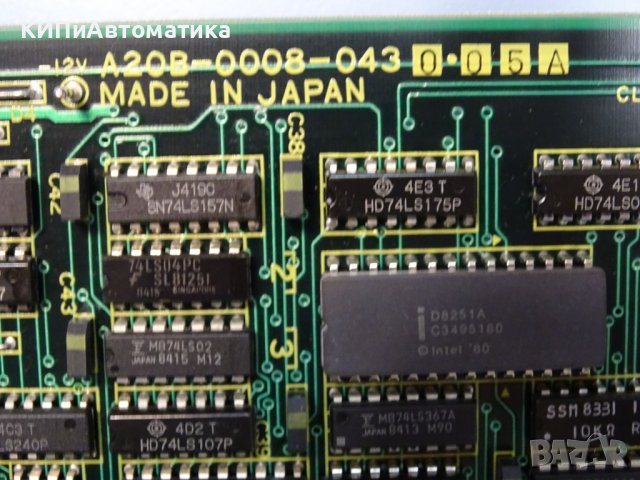 електронен модул (платка) FANUC A20B-0008-0430-05A 6control CRT, снимка 3 - Резервни части за машини - 39638791