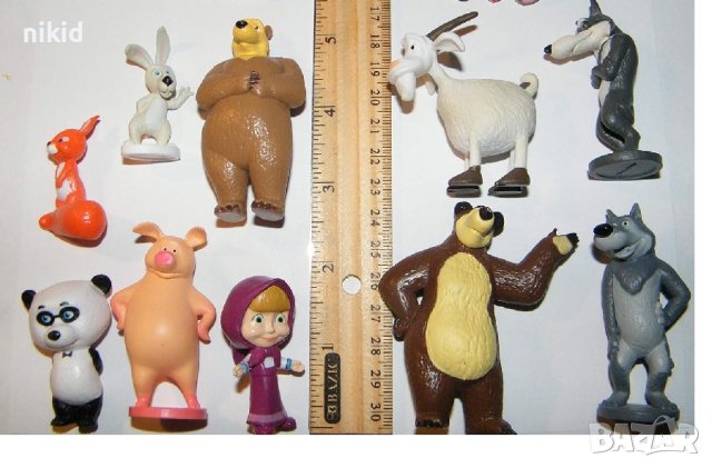 Маша и Мечока герои фигурка фигурки pvc пластмасови играчки за игра и украса торта играчка, снимка 7 - Фигурки - 44326090