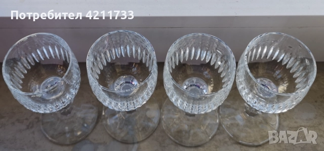 5 кристални чаши за алкохол НОВО, снимка 3 - Чаши - 52735773