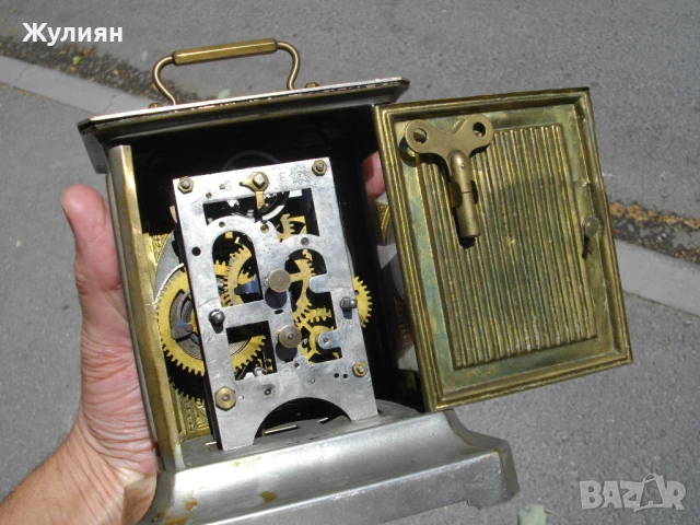 КОЛЕКЦИОНЕРСКИ НАСТОЛЕН ЧАСОВНИК JUNGHANS БУДИЛНИК ЖОКЕР , снимка 8 - Антикварни и старинни предмети - 50973707