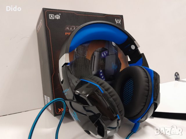 Геймърски слушалки Kotion Each G2000, с микрофон и LED светлини, снимка 2 - Слушалки за компютър - 38214943